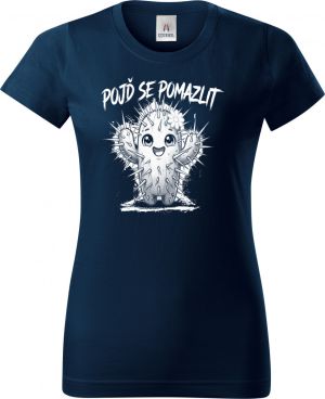 Pojď se pomazlit, bílý potisk