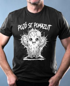 Pojď se pomazlit, bílý potisk