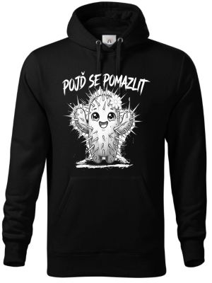 Pojď se pomazlit, bílý potisk