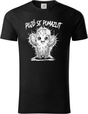 Pojď se pomazlit, bílý potisk