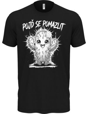 Pojď se pomazlit, bílý potisk