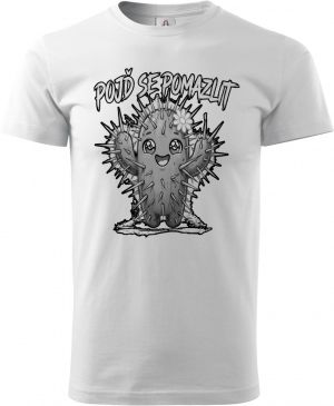 Pojď se pomazlit, černý potisk