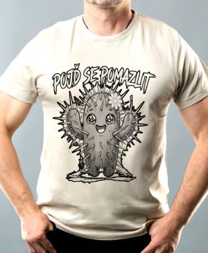 Pojď se pomazlit, černý potisk