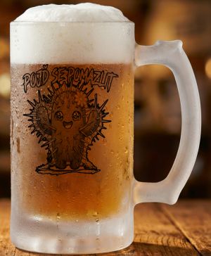 Pojď se pomazlit, černý potisk