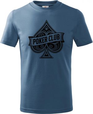 Poker Club, černý potisk