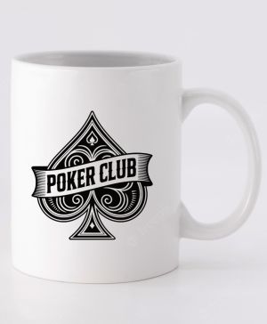 Poker Club, černý potisk