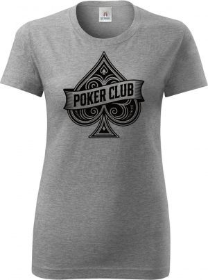 Poker Club, černý potisk