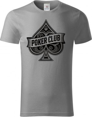 Poker Club, černý potisk