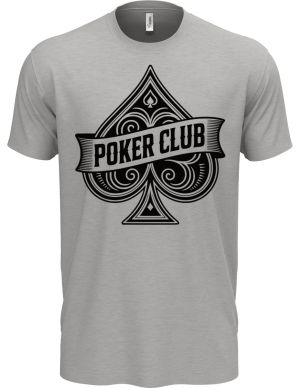 Poker Club, černý potisk