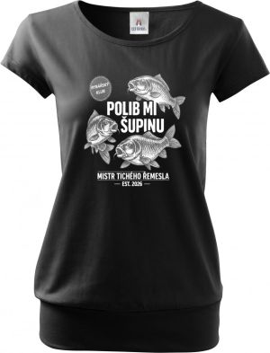 Polib mi šupinu, bílý potisk