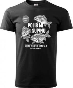 Polib mi šupinu, bílý potisk
