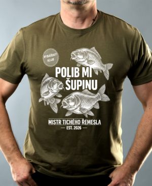 Polib mi šupinu, bílý potisk