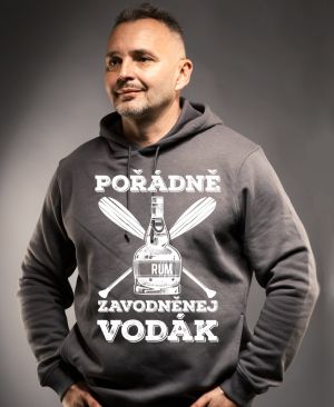 Pořádně zavodněný vodák. Bílý tisk