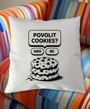 Povolit Cookies? bílý tisk