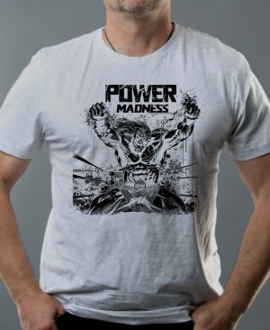 Power Madness – Zuřivý hrdina, černý tisk