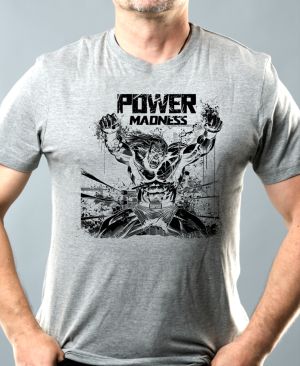 Power Madness – Zuřivý hrdina, černý tisk