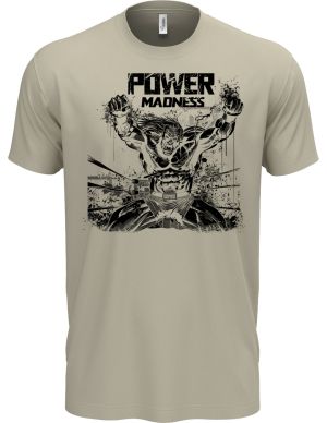 Power Madness – Zuřivý hrdina, černý tisk