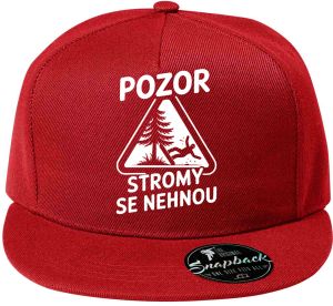 Pozor, stromy se nehnou, bílý potisk