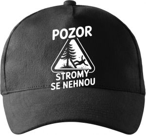 Pozor, stromy se nehnou, bílý potisk