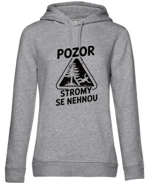 Pozor, stromy se nehnou, černý potisk