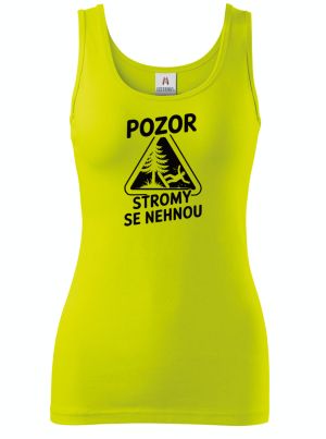 Pozor, stromy se nehnou, černý potisk