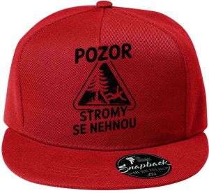 Pozor, stromy se nehnou, černý potisk