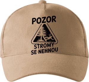 Pozor, stromy se nehnou, černý potisk