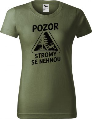 Pozor, stromy se nehnou, černý potisk