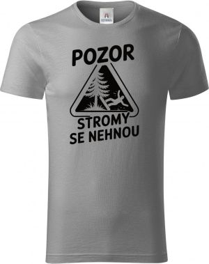 Pozor, stromy se nehnou, černý potisk
