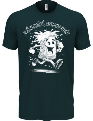 Práce počká, ale pivo uteče, bílý tisk