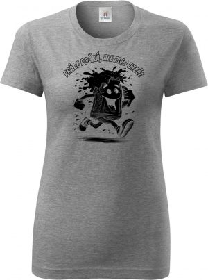 Práce počká, ale pivo uteče, černý tisk