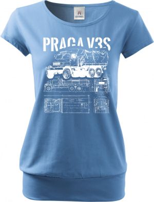 PRAGA V3S, V2 - bílý tisk