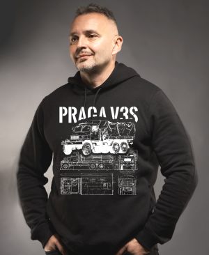 PRAGA V3S, V2 - bílý tisk