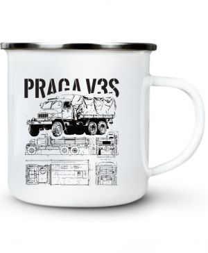 PRAGA V3S, V2 - bílý tisk