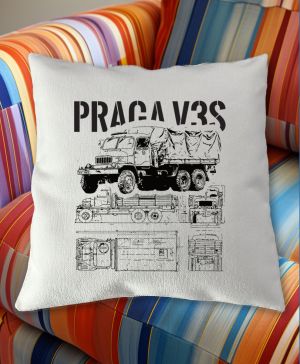 PRAGA V3S, V2 - bílý tisk
