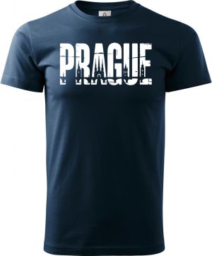 Prague, bílý potisk