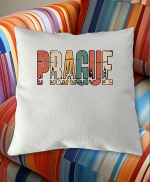 Prague, bílý potisk