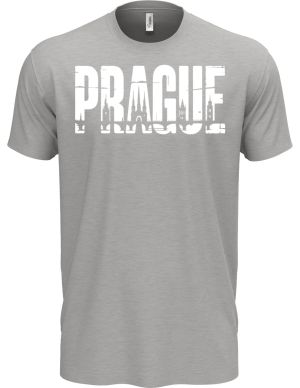 Prague, bílý potisk