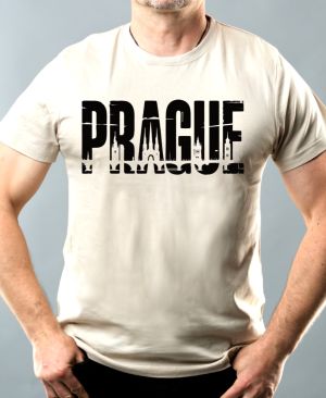 Prague - černý potisk
