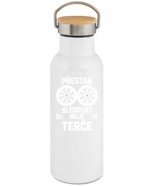 Přestaň sledovat moje terče. Bílý tisk