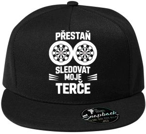 Přestaň sledovat moje terče. Bílý tisk