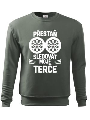 Přestaň sledovat moje terče. Bílý tisk