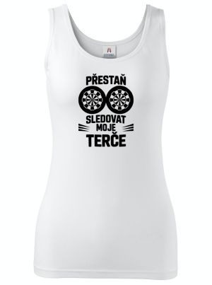 Přestaň sledovat moje terče. Černý tisk