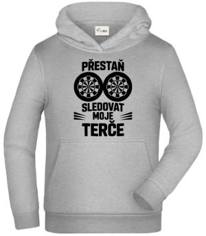 Přestaň sledovat moje terče. Černý tisk