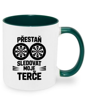 Přestaň sledovat moje terče. Černý tisk