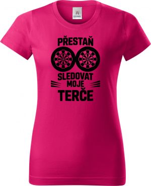Přestaň sledovat moje terče. Černý tisk