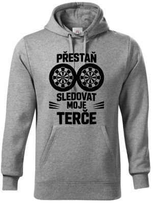Přestaň sledovat moje terče. Černý tisk