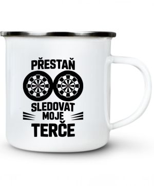 Přestaň sledovat moje terče. Černý tisk