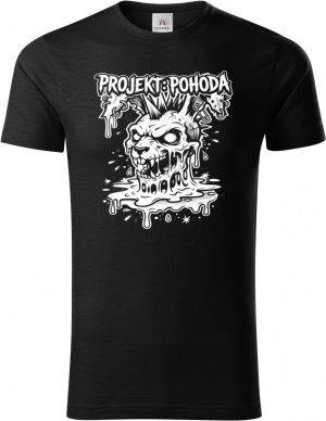 Projekt: Pohoda, bílý potisk