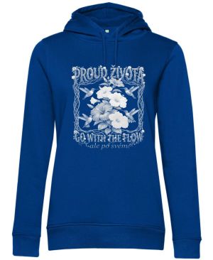 Proud života, bílý potisk